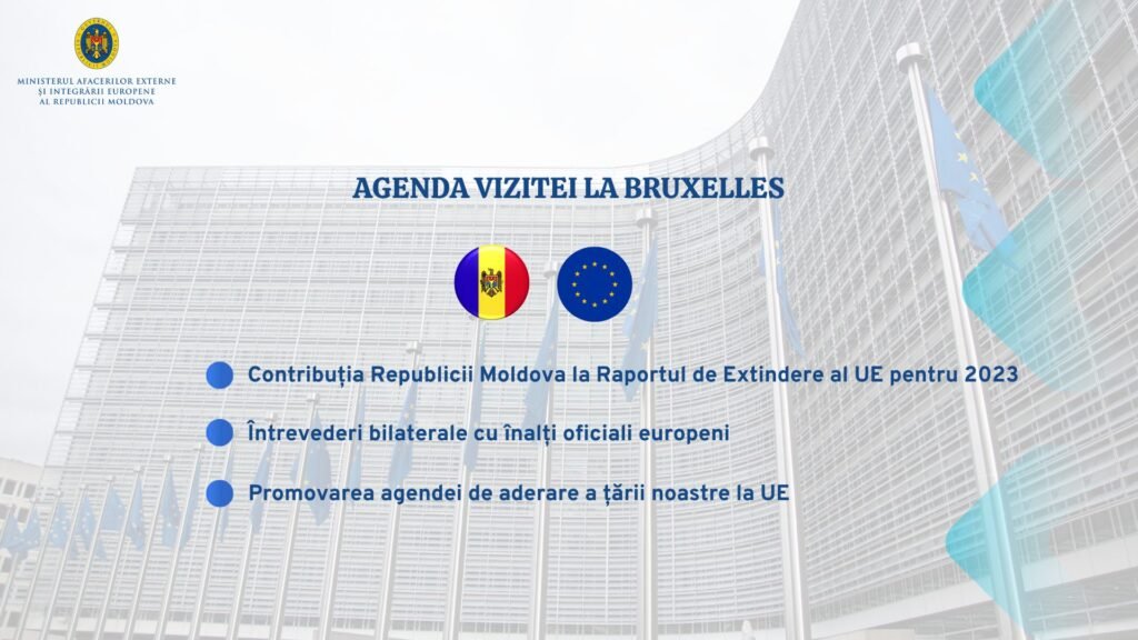 Șeful diplomației Republicii Moldova, Nicu Popescu, efectuează o vizită de lucru la Bruxelles, Regatul Belgiei