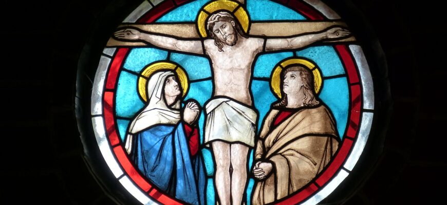 window church crucifixion church window