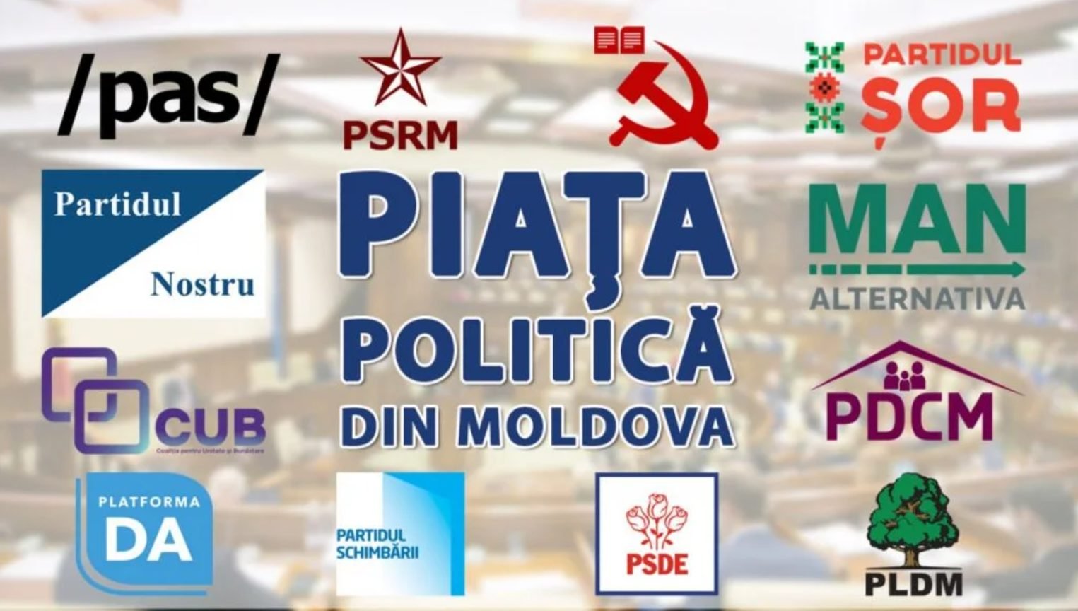 VIDEO// Moldovenii nu duc lipsă de PARTIDE. Despre piața politică și perspective