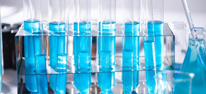 laboratory test tubes