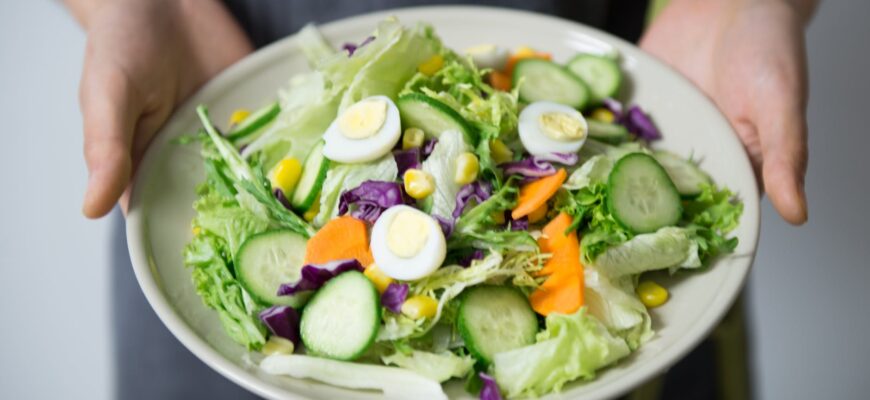 bowl of vegetable salad