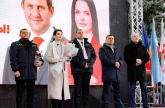 FOTO// Candidatul Partidului „ȘOR” pentru funcția de bașcan, Evghenia Guțul, a fost prezentat locuitorilor din Comrat