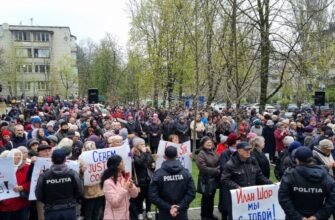 FOTO// Miting la Curtea de Apel Chișinău: Ilan Șor este nevinovat, el a declarat de mai multe ori că nu a comis nicio infracțiune, dar este gata să contribuie la recuperarea banilor din frauda bancară