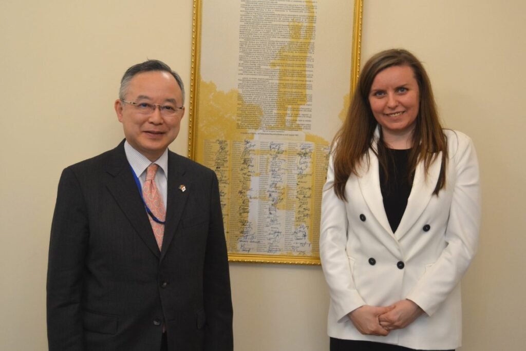 Ministrul Finanțelor a avut o întrevedere cu noul Ambasador al Japoniei în Republica Moldova, Yamada Yoichiro
