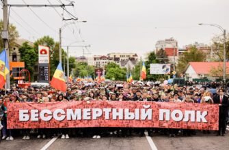 Aproximativ 50 de mii de oameni au participat la acțiunea „Regimentul Nemuritor”, dedicată Zilei Victoriei, organizată la inițiativa lui Ilan Șor