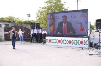 VIDEO// Echipa lui Ilan Șor continuă lucrările de construcție în raionul Orhei
