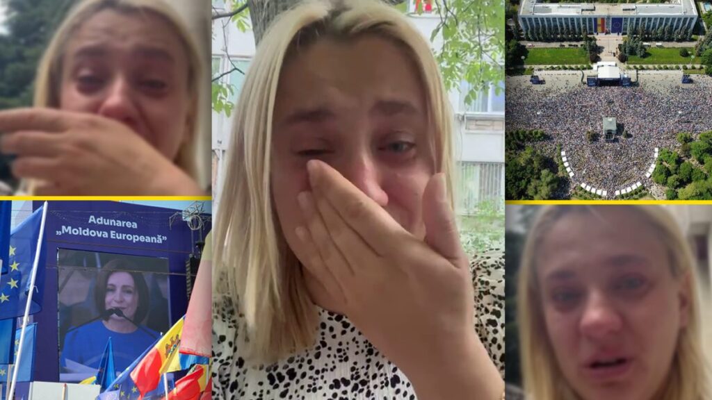 VIDEO// O jurnalistă din Republica Moldova a fost AGRESATĂ și TRASĂ DE PĂR de o participantă a evenimentului organizat de Maia Sandu în PMAN: ”Nu a intervenit niciun polițist, iar restul râdeau” 1 moldova europeana margarita sorochina sputnik 21 mai