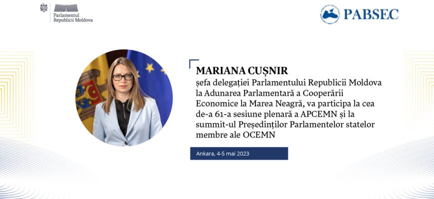 Deputatul Mariana Cușnir va reprezenta Parlamentul la cea de-a 61-a sesiune plenară a organizației
