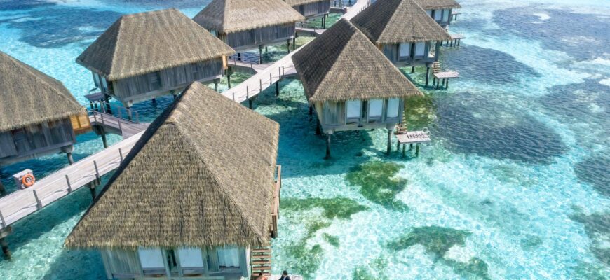 aerial photography of bungalows