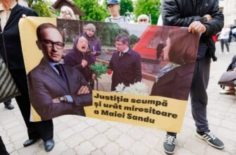 FOTO// Un nou protest la Curtea Constituțională față de ilegalitățile comise la adresa Partidului „ȘOR”