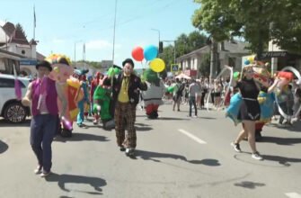 VIDEO// Personaje animate, fanfară și delicii pentru copii. Mii de oameni participă la evenimentul organizat de Partidul ȘOR la Orheiland