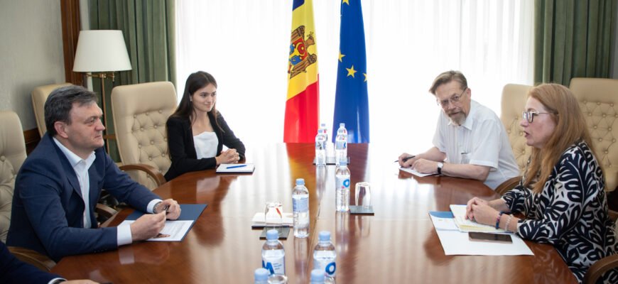 Dorin Recean a avut o întrevedere cu ambasadorul Estoniei în Republica Moldova. Parcursul europeană al țării - printre subiectele discutate