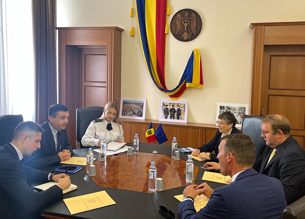 Conducerea Ministerului Afacerilor Interne a avut o întrevedere cu reprezentanții Misiunii de Parteneriat a UE în Moldova (EUPM Moldova) 1 94366789 a7e5 456b b6fb 19910b136bdb