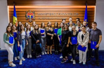 Ministerul Finanțelor a fost vizitat de un grup de tineri, format din 23 de voluntari, din cadrul organizației AIESEC în Chișinău