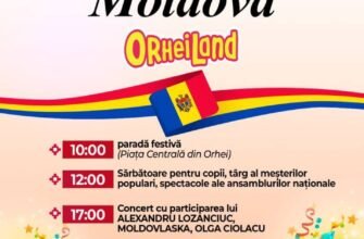 Ziua Independenței la Orhei: Târg al meșterilor populari, sărbătoare pentru copii, concert cu vedete autohtone și interpreți de talie internațională, focuri de artificii