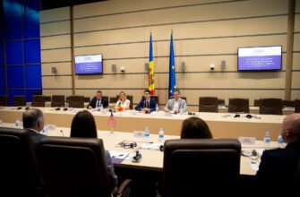 Situația de securitate din regiune, discutată la întrevederea vicepreședintelui Parlamentului Mihail Popșoi cu delegația Congresului SUA