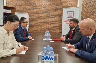 Conducerea PSDE s-a întâlnit cu Ambasadorul Chinei la Chișinău, E.S. Yan Wenbin