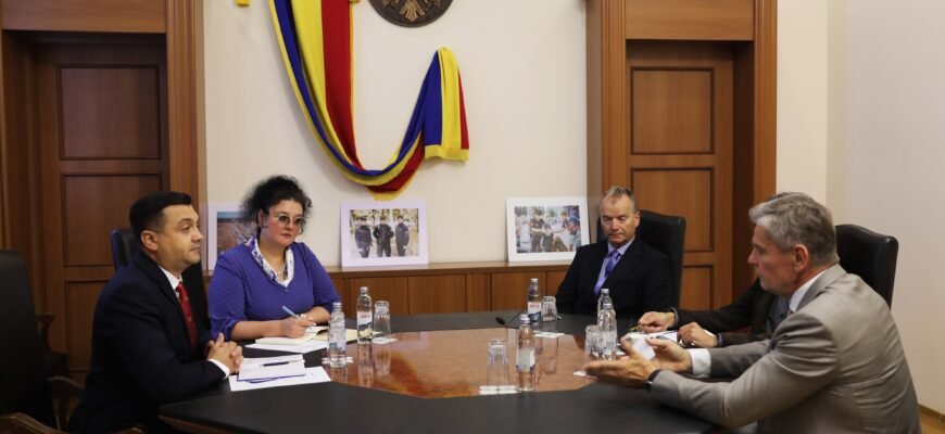 Ministrul MAI, Adrian Efros, a avut o întrevedere cu experți din partea organizației ,,GS-Foundation” din Germania