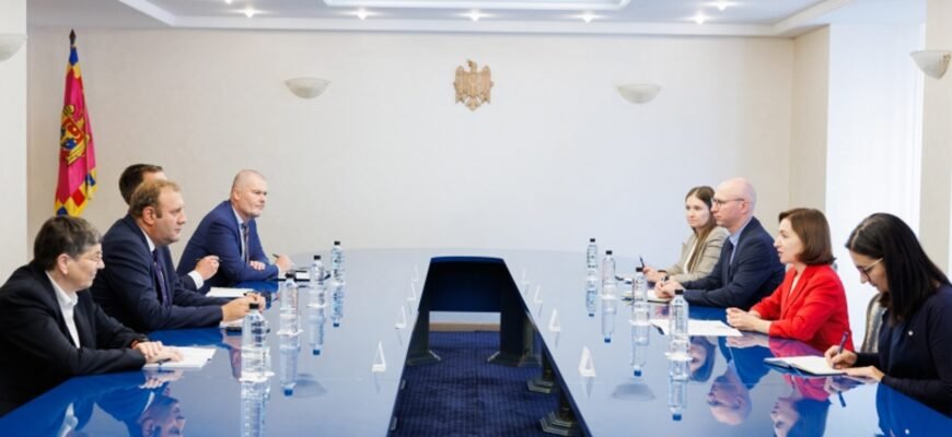 Maia Sandu a discutat cu șeful Misiunii de parteneriat a Uniunii Europene în Republica Moldova