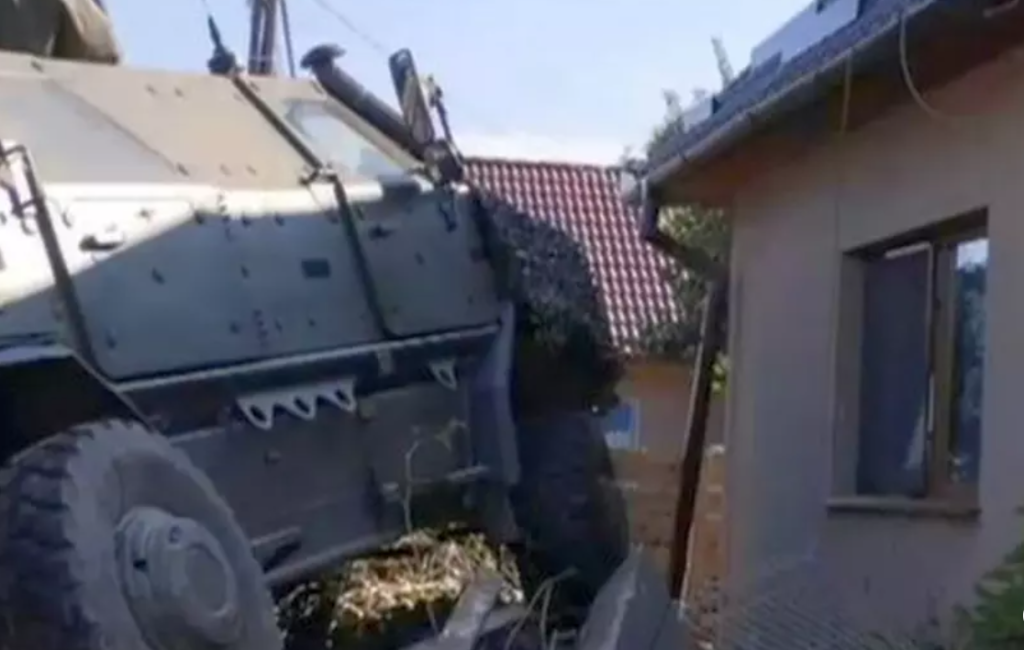 accident cu o blindata nato in covasna