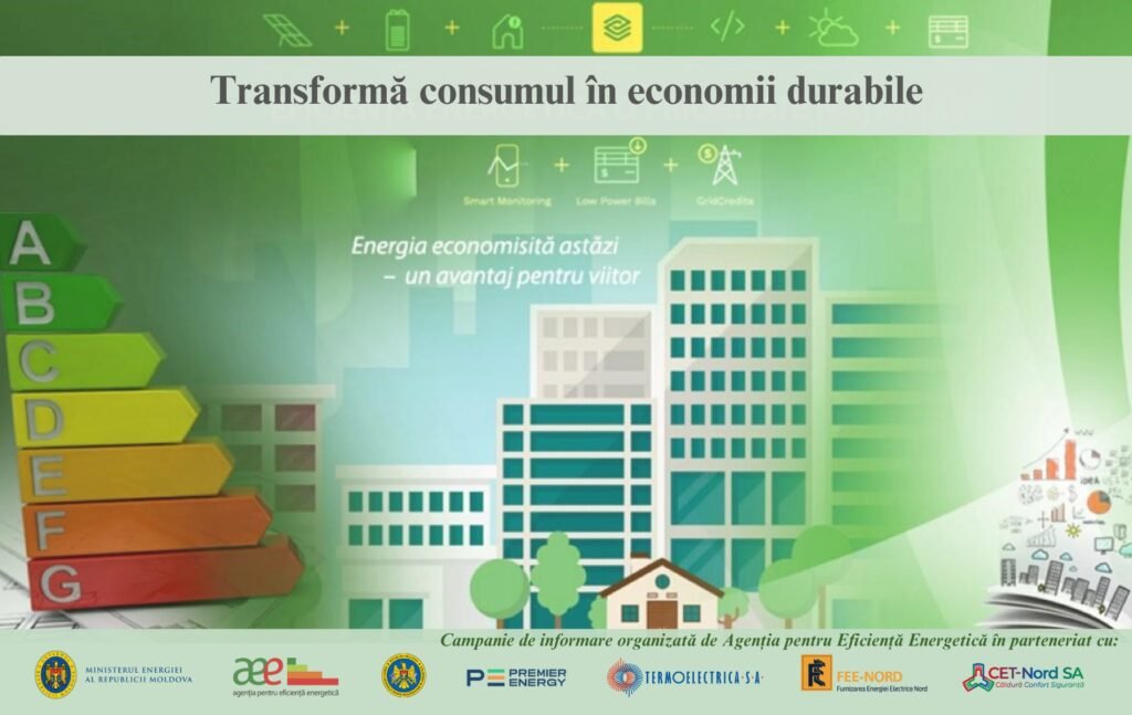 Agenția pentru Eficiență Energetică readuce în atenția publică importanța întreprinderii măsurilor de raționalizare a consumului de energie 1 Agenția pentru Eficiență Energetică readuce în atenția publică importanța întreprinderii măsurilor de raționalizare a consumului de energie