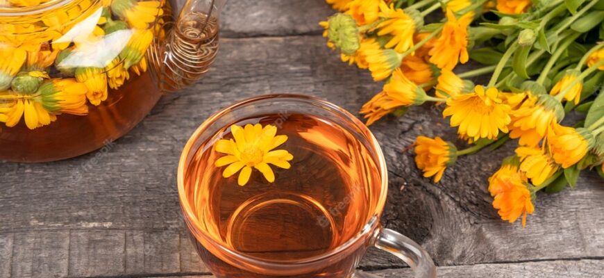 calendula officinalis sau galbenelele