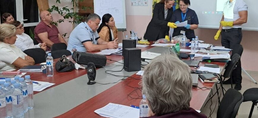 instruire axata pe activitatea de prelevare de probe pentru analize de laborator