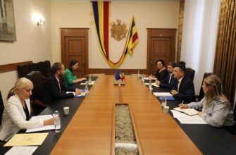 Ministrul Afacerilor Interne a avut o întrevedere cu Ambasadorul Janis Mazeiks, șeful Delegației Uniunii Europene în Republica Moldova