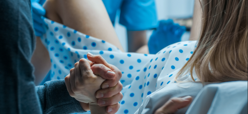 ramas traumatizat dupa ce a asistat la nasterea copilului sau