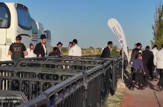 Pelerinajul spre Ucraina al evreilor hasidici continuă să se desfășoare în condiții de normalitate