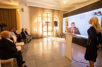 FOTO// Ilan Șor a prezentat rezultatele preliminare ale proiectului "Satul Moldovenesc": ”Fiecare sat ar trebui să aibă asfalt și pavaj nou”