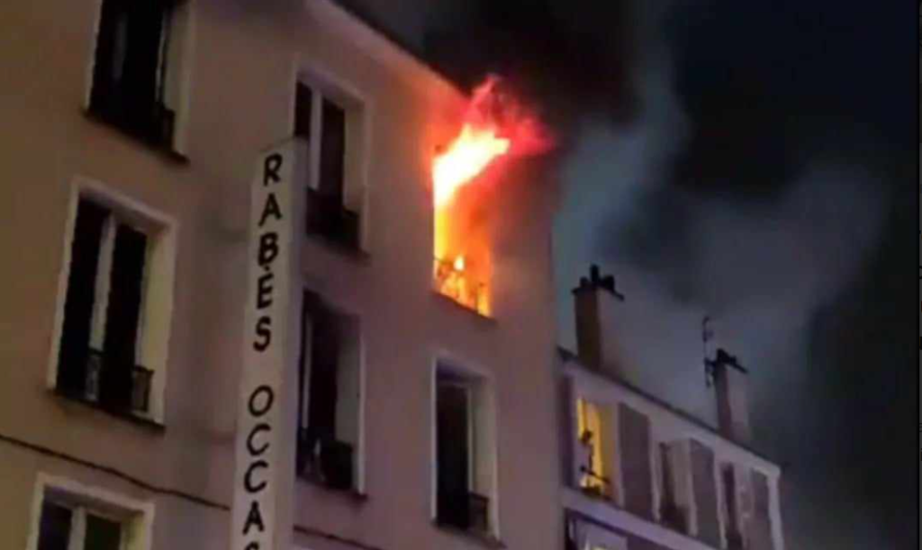 a suferit in urma unui incendiu in franta