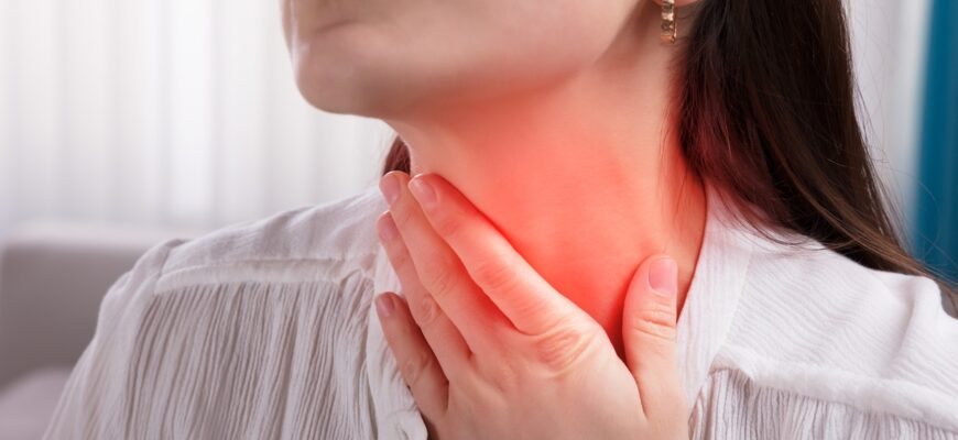 banala durere in gat