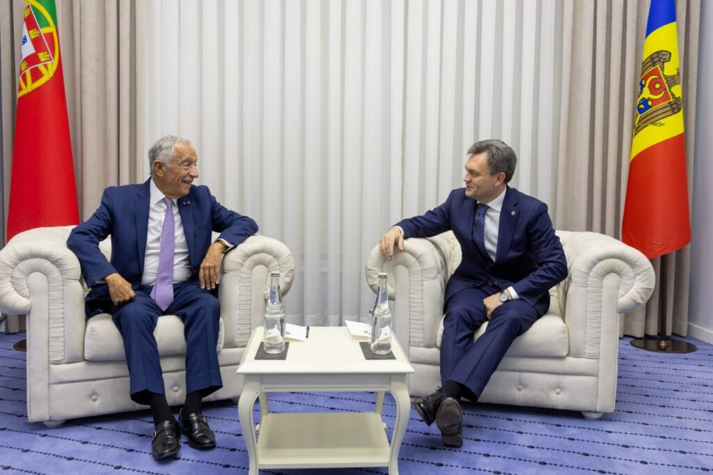 dorin recean la intrevedere cu presedintele portugaliei