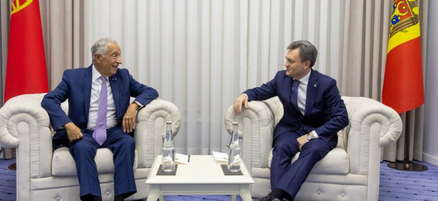 dorin recean la intrevedere cu presedintele portugaliei