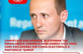 Liderul ”Șansă”, Alexei Lungu, susține că Platforma DA ar face jocul Maiei Sandu: ”O executare ticăloasă a unui ordin ticălos”