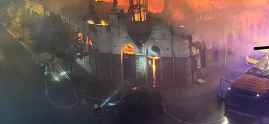 incendiu devastator in husi