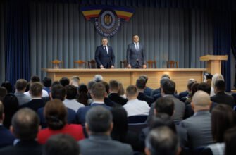 Președintele Parlamentului l-a prezentat angajaților CNA pe noul director al instituției, Alexandr Pînzari