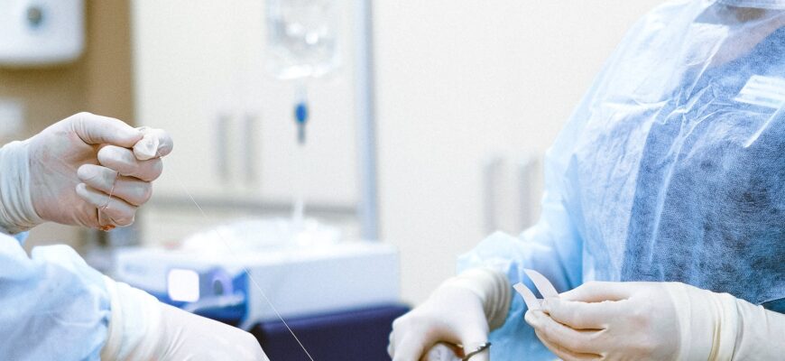 photo of medical professionals wearing personal protective equipment