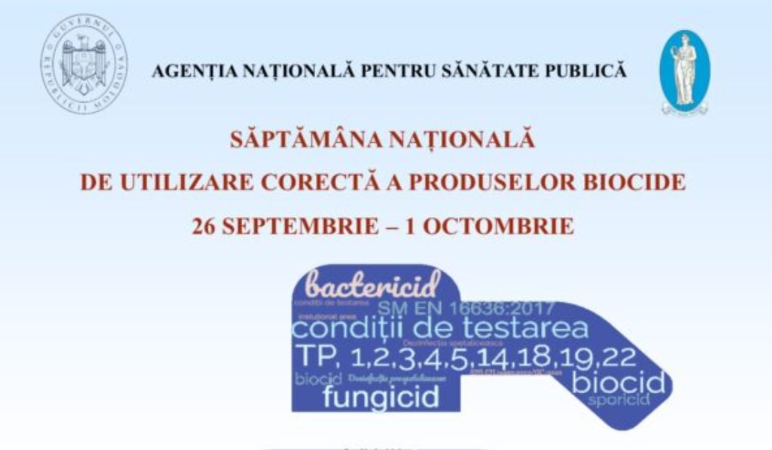 În perioada 26 septembrie – 1 octombrie 2023, s-a desfășurat ediția a II-a a Săptămânii naționale de utilizare corectă a produselor biocide