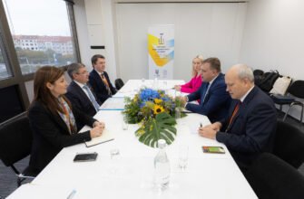 Igor Grosu a discutat cu omologii săi prezenți la Summitul parlamentar al Platformei Internaționale Crimeea