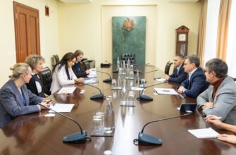 Prim-ministrul Dorin Recean,  în dialog cu o delegație a Oficiului OSCE pentru Instituții Democratice și Drepturile Omului