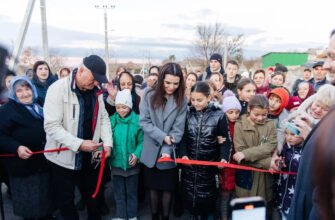 FOTO// Sărbătoare mare într-un sat din Ceadîr-Lunga. Bașcanul Găgăuziei dă asigurări că e doar începutul transformării