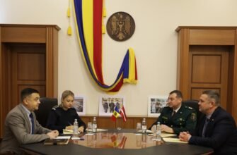 Întrevederea Ministrului Adrian Efros cu Ambasadorul Letoniei în RM, E.S. Edgars Bondars