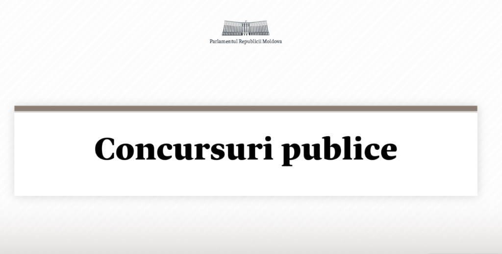 concursuri publice
