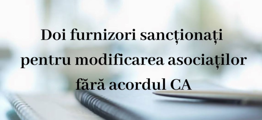 furnizori sanctionati
