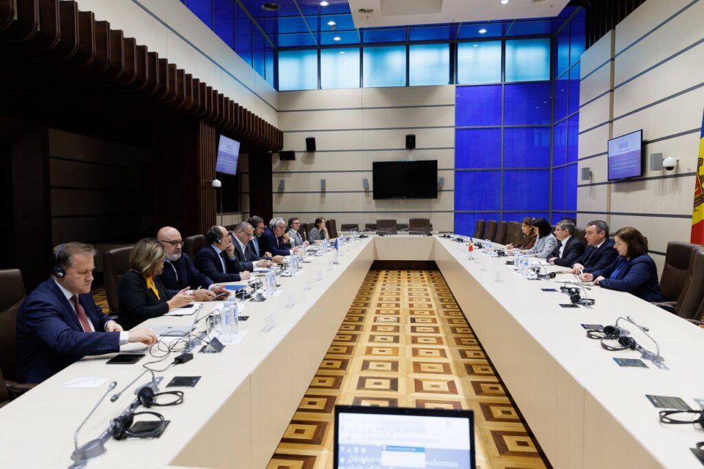 igor grosu la intrevederea cu delegatia misiunii de observatori din cadrul parlamentului european