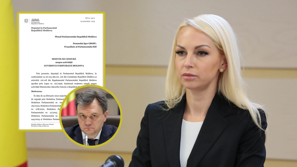 marina tauber ilan sor dorin recean premier guvern motiune de cenzura doc shor