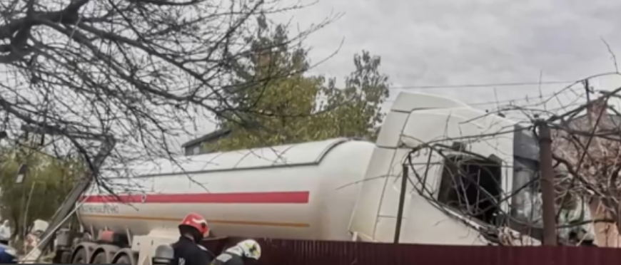 o autocisterna incarcata