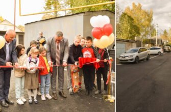 FOTO// La Orhei a fost inaugurată o curte pe adresa Vasile Lupu: Operațiunea „Curte” lansată de Șor se încheie